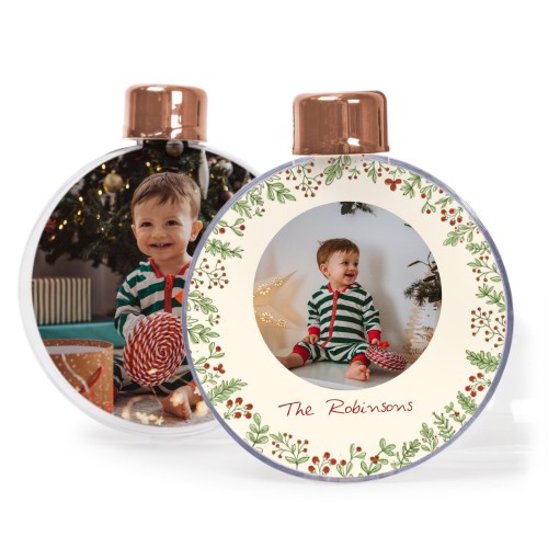 Läpinäkyvät joulukuusenpallot - 2 kpl