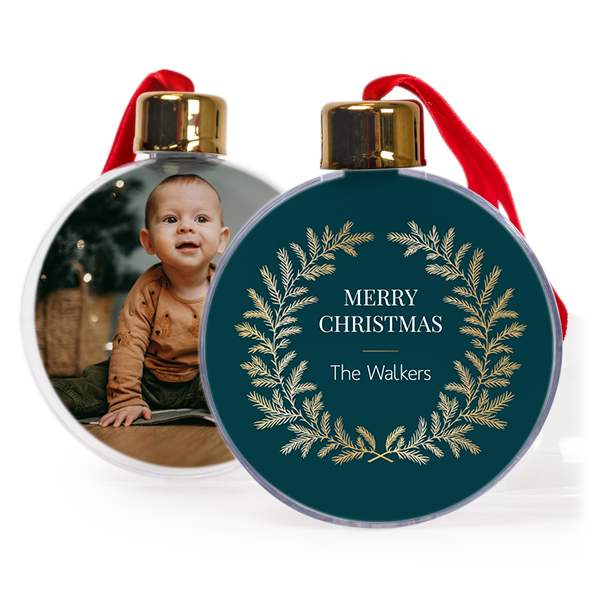 Doorzichtige kerstbal - Set van 2 Doorzichtige kerstbal - Set van 2