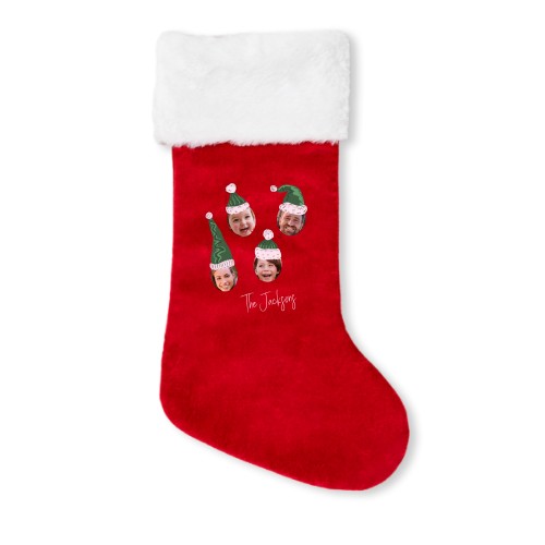 Julstrumpa med namn och foto Julstrumpa med namn och foto