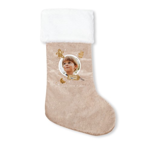 Christmas Stocking Gold Christmas Stocking Gold