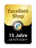 Excellent Shop Award by Trusted Shops Excellent Shop Award by Trusted Shops
