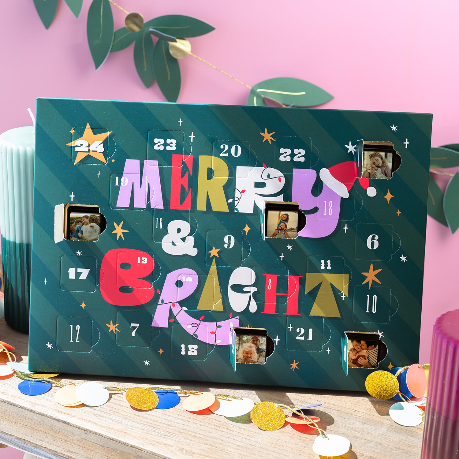 smartphoto Chokolade julekalender Merry & Bright
