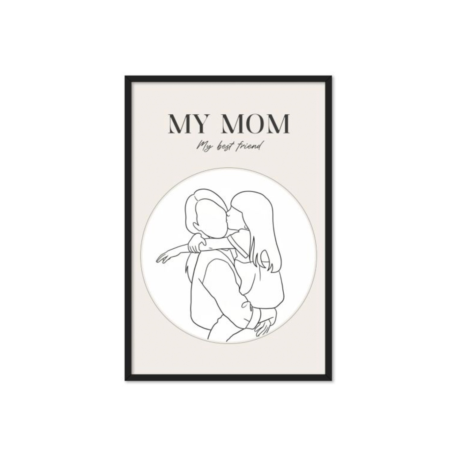 AI plakat 20 x 30 med sort ramme