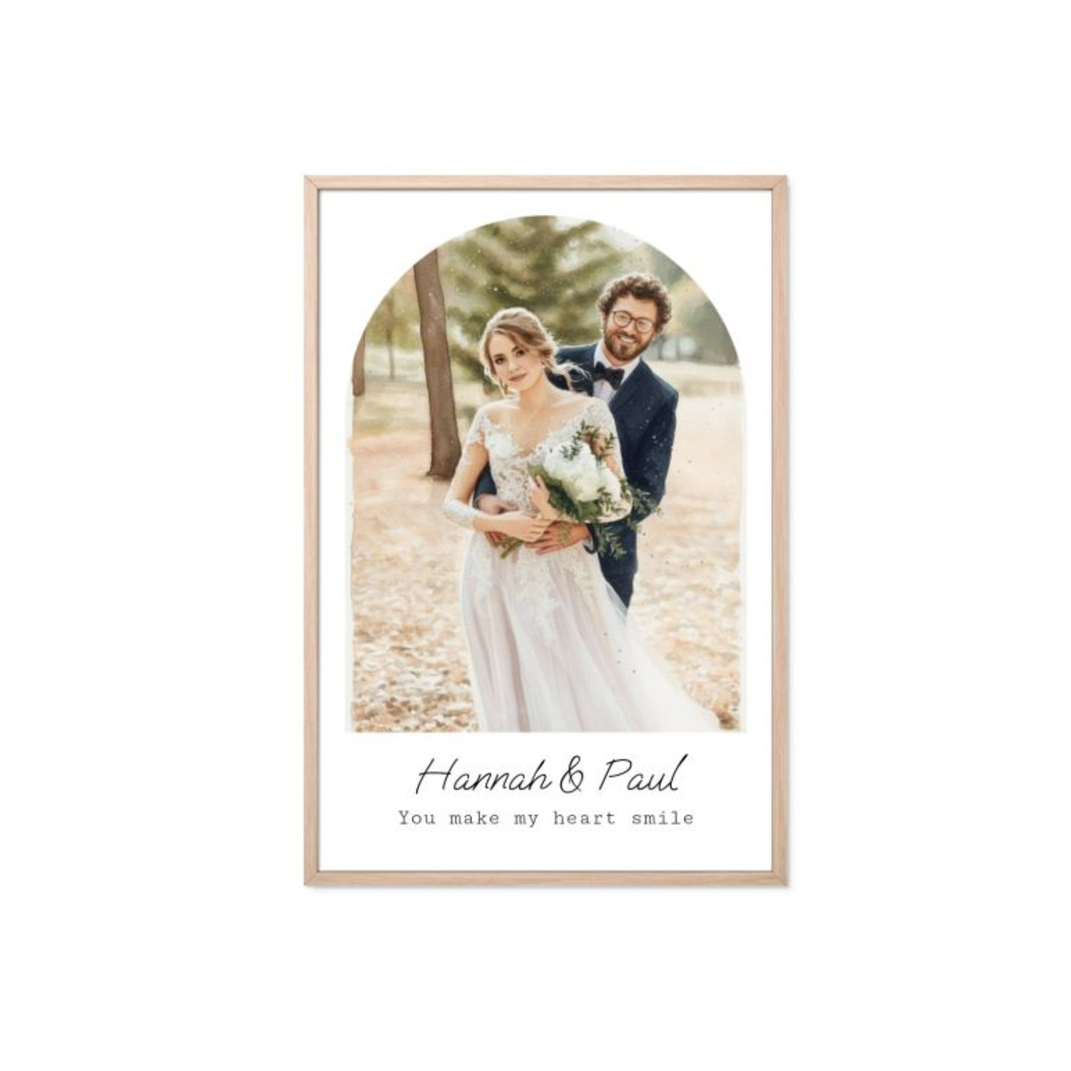 AI plakat 20 x 30 med treramme