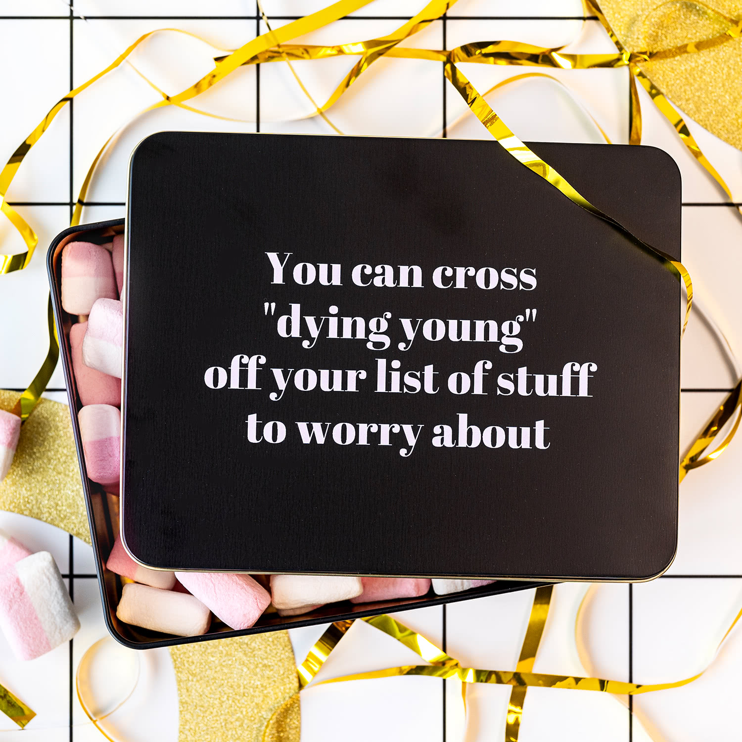 smartphoto Suorakulmainen musta keksirasia