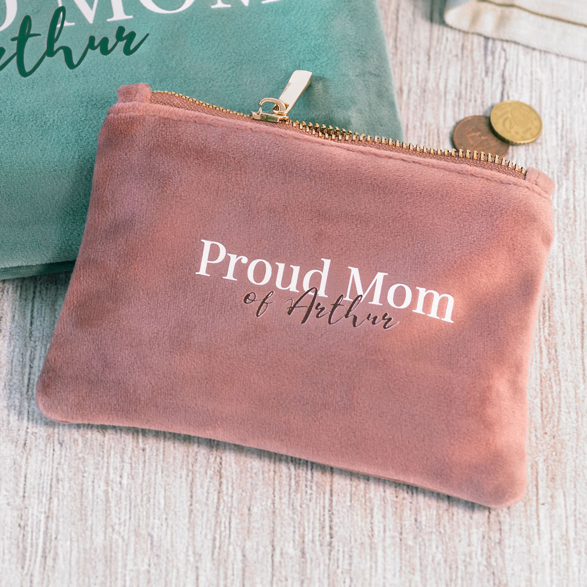 smartphoto "makeupæske fløjlsrosa