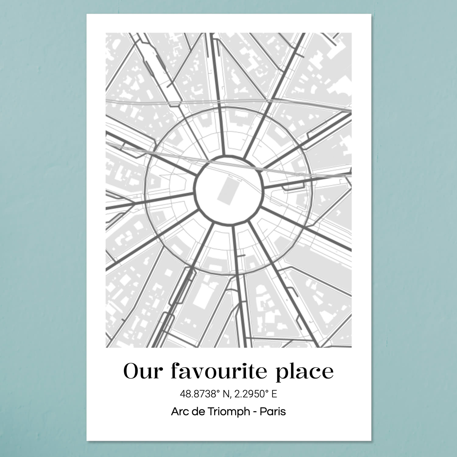 smartphoto Bykort alu 30 x 45