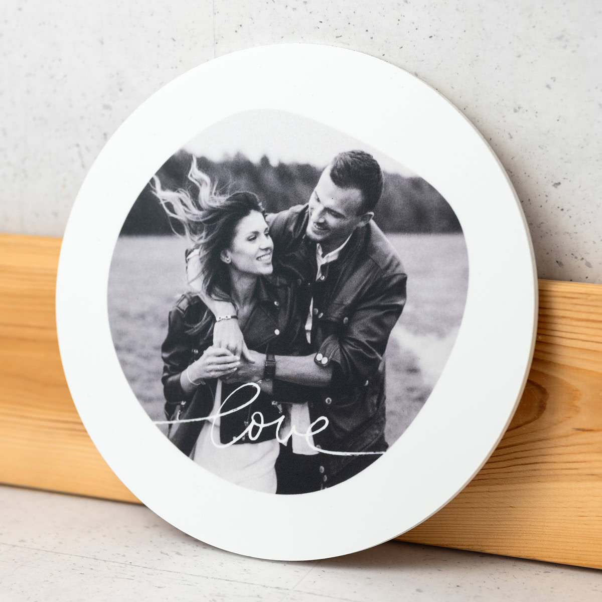 smartphoto Forex fotokort rundt, 20 cm