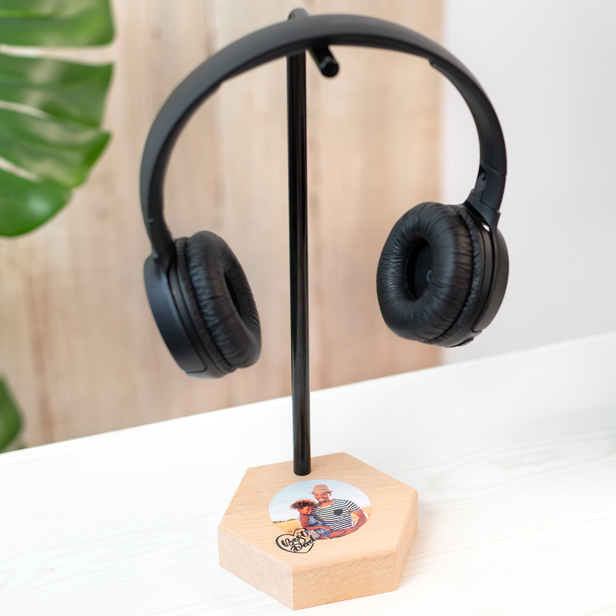 Kopfhörerständer mit Vollfarbdruck personalisiert