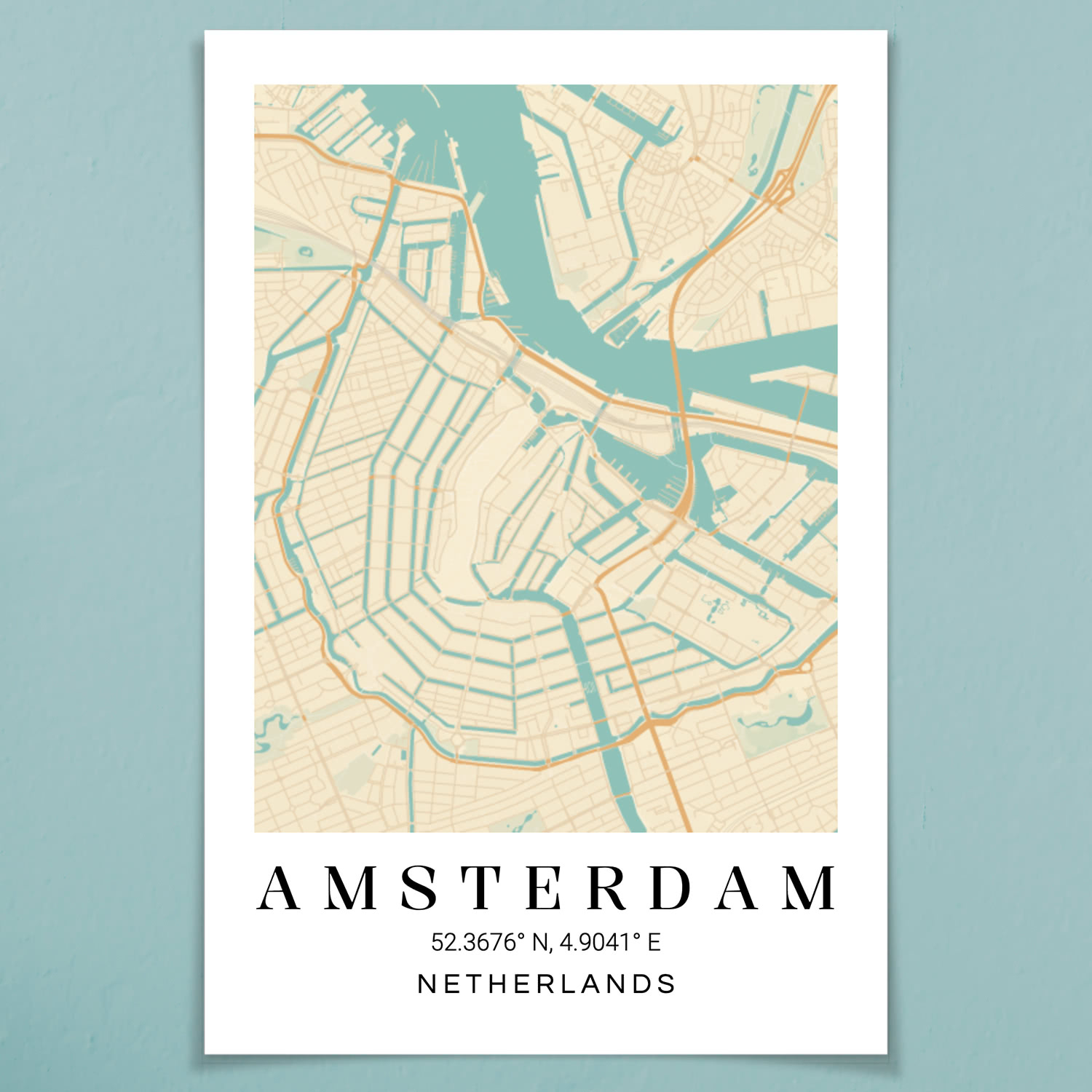 smartphoto Plakat bykort 50 x 75