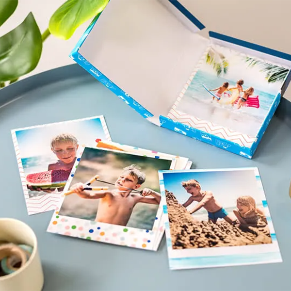 smartphoto Bilder i box Camera Blue