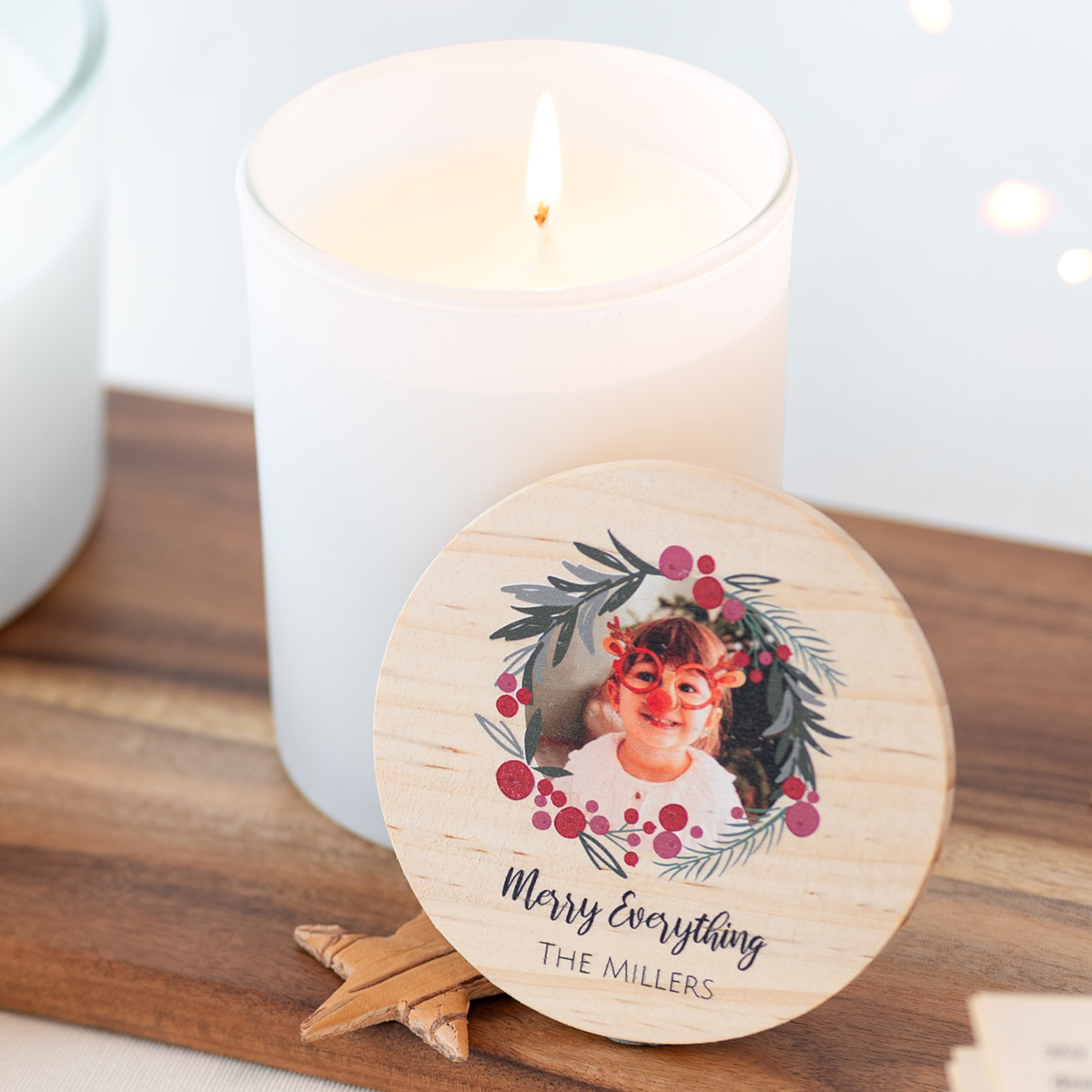 smartphoto Tuoksukynttilä kuvilla S - Printin kanssa