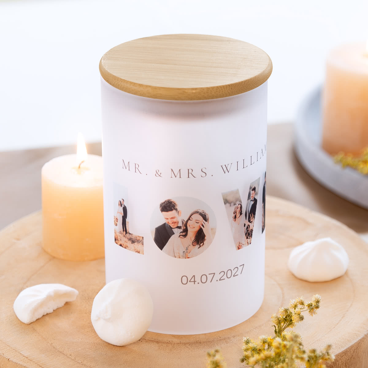 smartphoto Opbevaringskrukke med låg - S