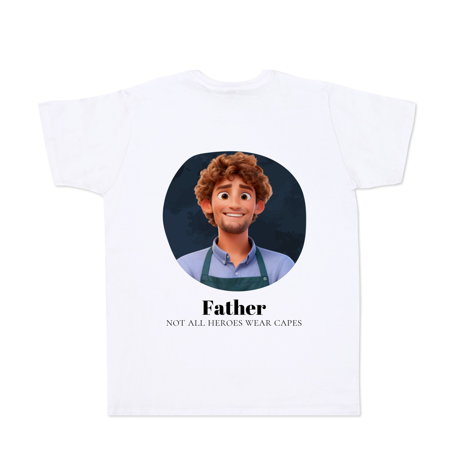 T-shirt met AI wit achterkant M