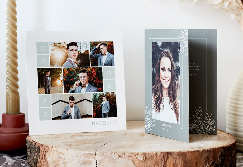 Rippijuhlakutsut & kiitoskortit rippijuhliin