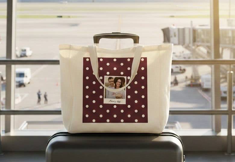 Gepersonaliseerde canvas tas