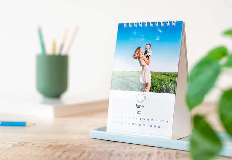 Bordskalender med bilder