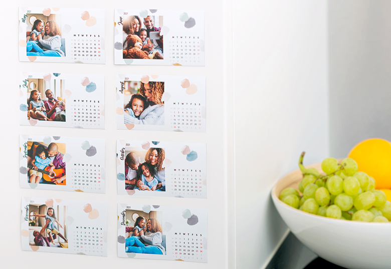 Magnetische kalender maken 