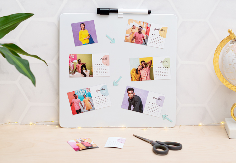 Opprett magnetisk kalender 