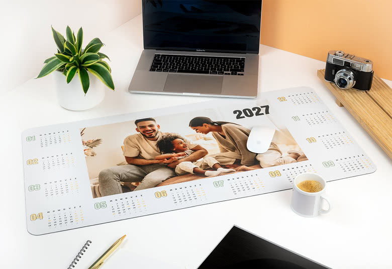 Muismat met kalender