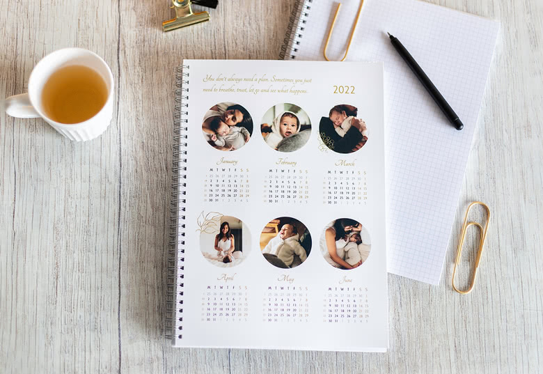 Cahier photo calendrier