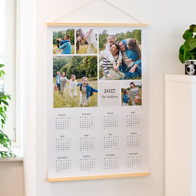 Jaarplanner met magnetische hanger