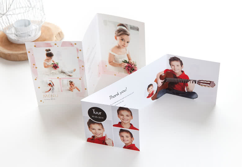 Create Double Folded Photo Cards smartphoto UK