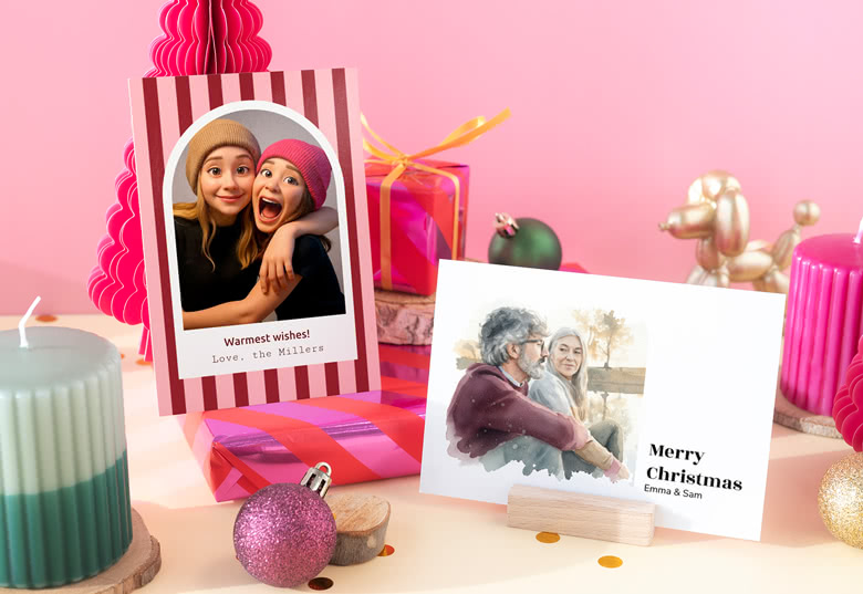 Erstellen Sie eine Grusskarte mit KI