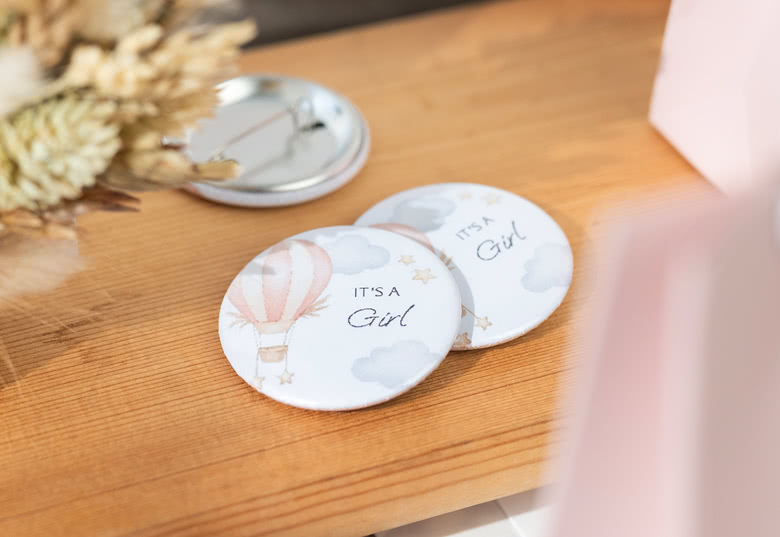 Badges med tryck