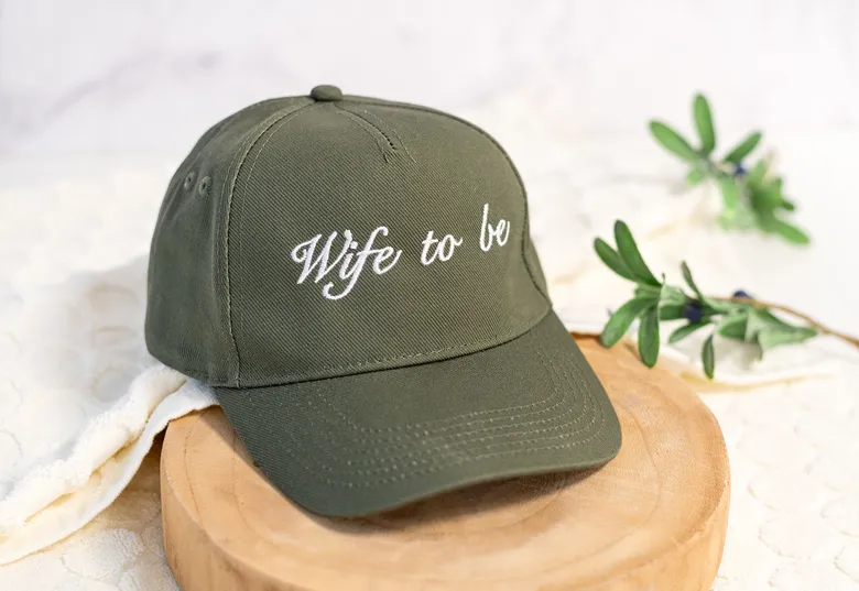 Baseball cap met eigen tekst
