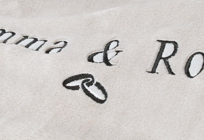 Personalisierter Bademantel