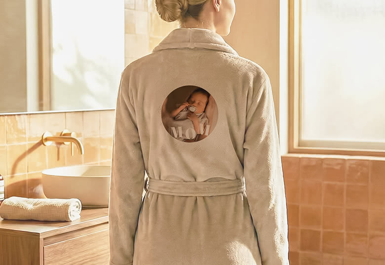 Personalisierter Bademantel
