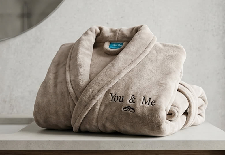 Personalisierter Bademantel