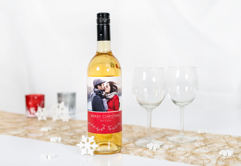 Lot De 20 Étiquettes De Vin Personnalisées Pour Bouteilles De Mariage - Autocollants 2,9 X 12,7 Cm, Idéal Champagne Et Fêtes