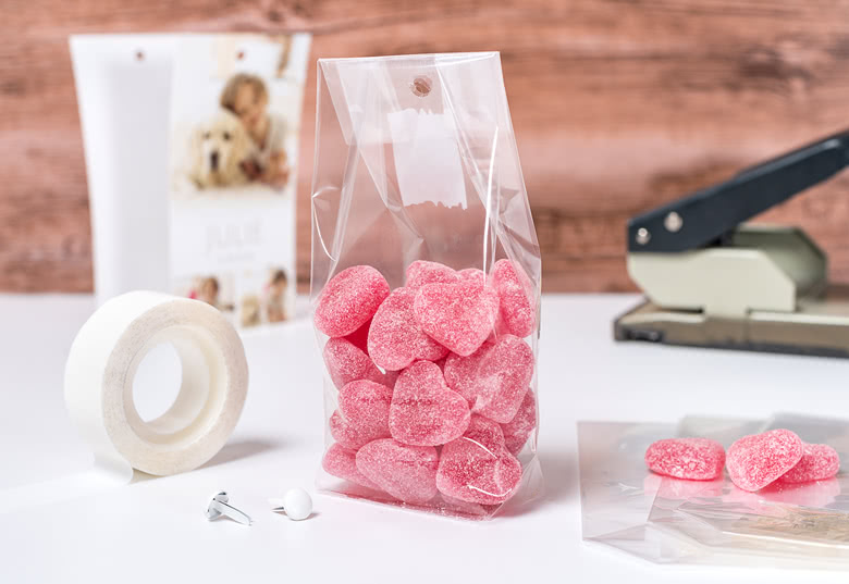 Make a Candy bag with photo-wrapping