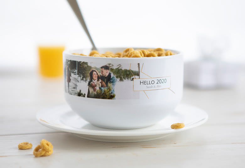 Cereal bowl for mom Mothersday breakfast