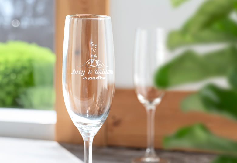 Champagne glasses - Set of 2