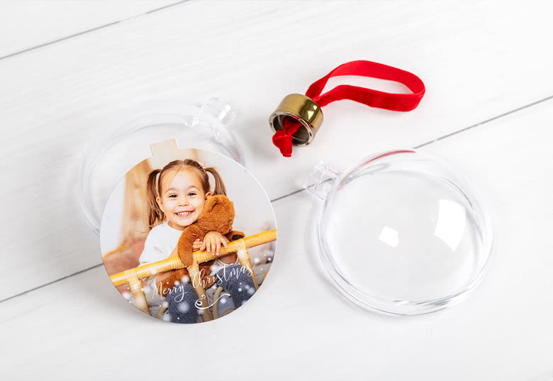 Boules de Noël personnalisées