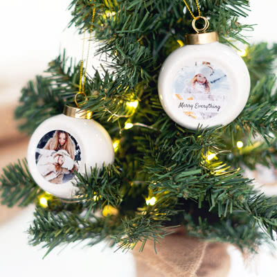 Decoration De Noel Personnalisee Boules De Noel Guirlande