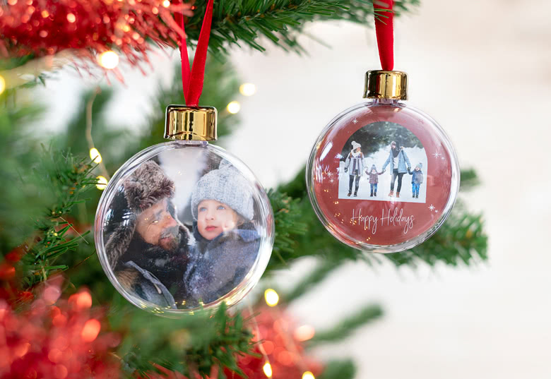 Boules de Noël personnalisées