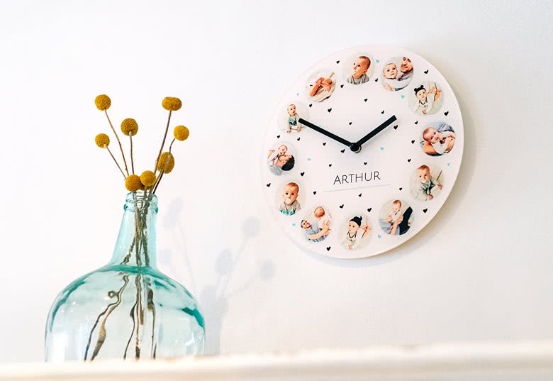 Order your own photo clock