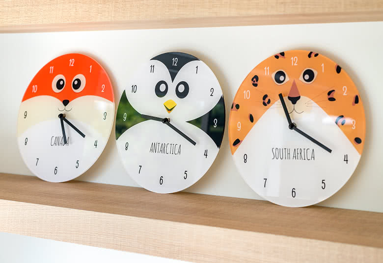 Order your own photo clock