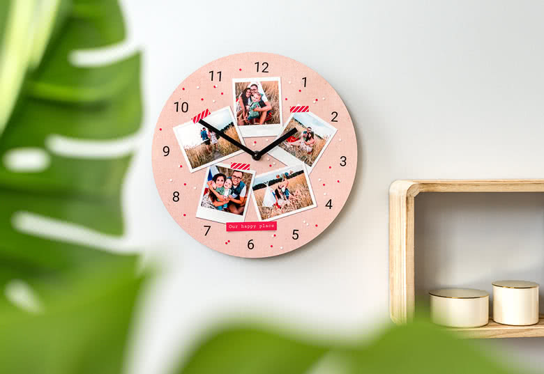 Order your own photo clock