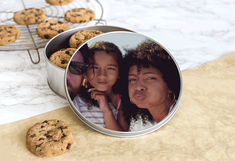Boîte à biscuits personnalisée