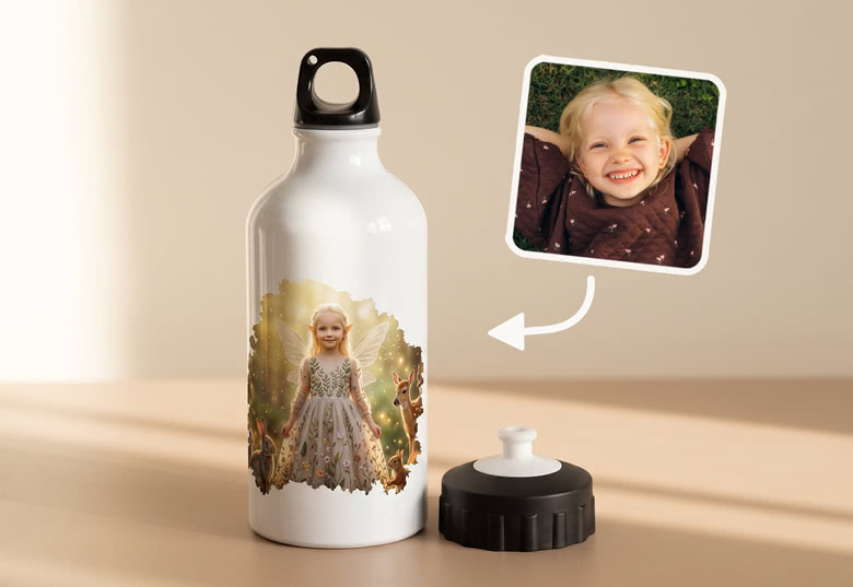 Trinkflasche aus Edelstahl