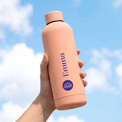 Trinkflasche mit Namen