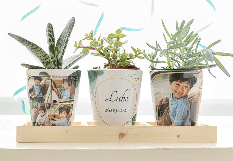 Personalised Metal Planter Small Planter Personalized Gardening Gifts for Plant Lovers 