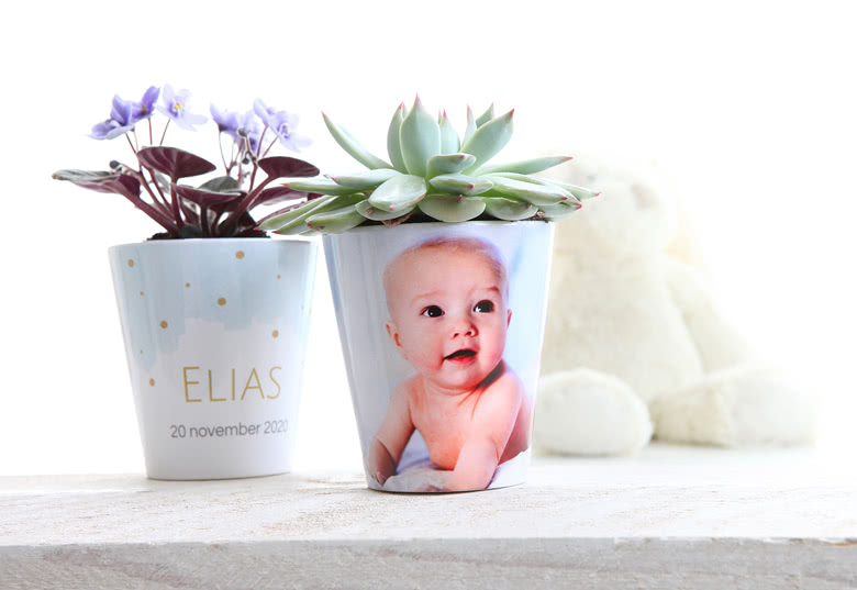 Pot de fleurs Sa première plante - Cadeau original pour un Enfant