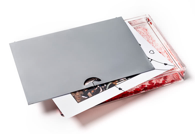 Fotoblok met glitters