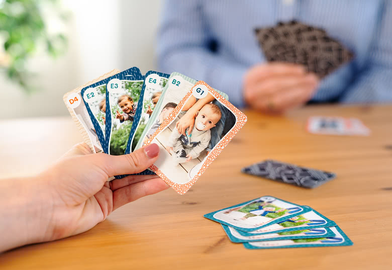 jeu de carte personnalisé photo